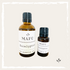 Two different sizes of eucalyptus essential oil