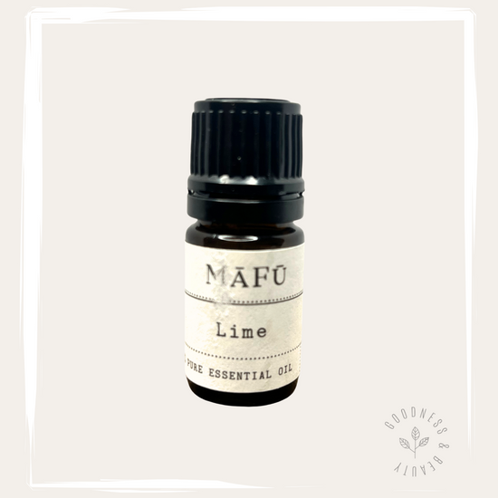 Picture of a bottle of Organic Lime Essential Oil