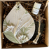Hand Painted Alstromeria & Eucalyptus diffuser/oil gift set