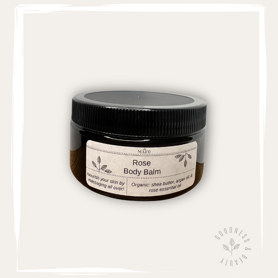 Picture of Rose Body Balm made with organic ingredients