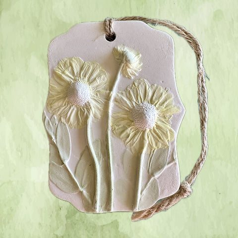 Hand Painted Daisy Diffuser/Oil Gift Set